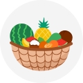 FRUIT CUTTING + CAKE