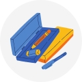 PLASTIC PENCIL CASE