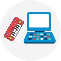 PIANO+LAPTOP