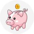 PLASTIC MONEY BOX